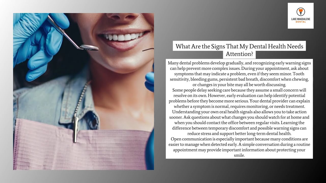 Lake Magdalene Dental - What Should I Ask My General Dentist?