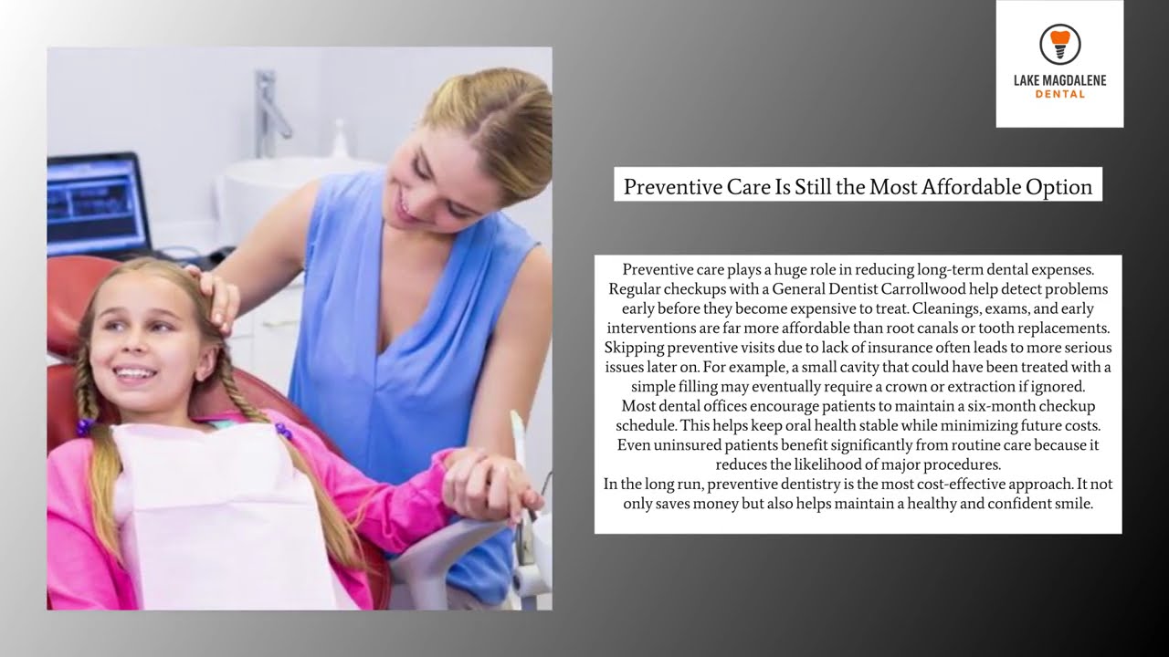 Lake Magdalene Dental - Do I need insurance to visit a General Dentist Carrollwood?