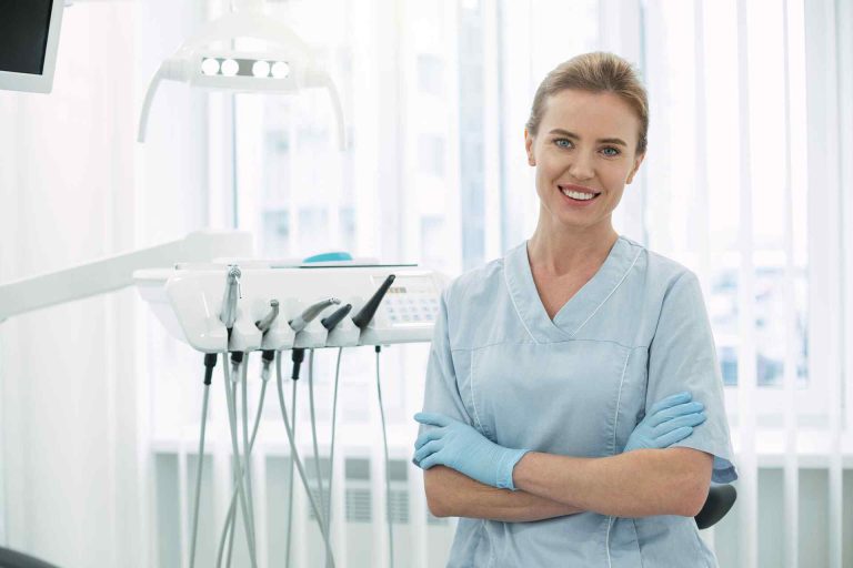 Female dentist Model