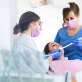 Cleaning Customer Teeth