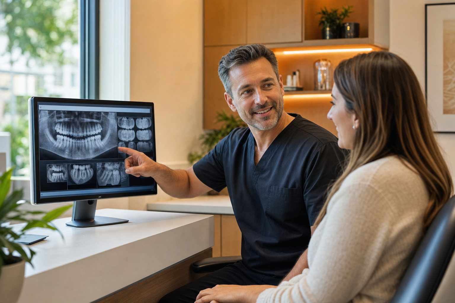 Second-opinion X-ray review for a Forest Hills patient