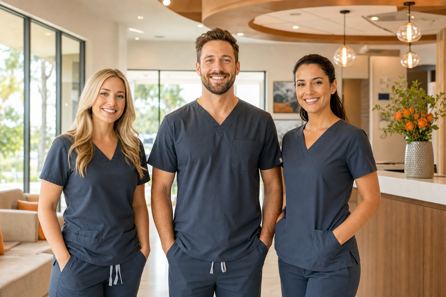 Lake Magdalene Dental team welcoming patients